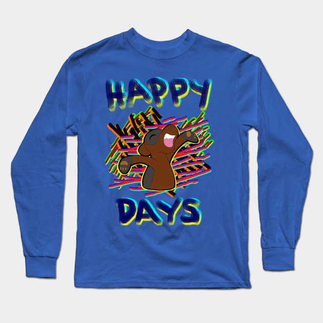 Happy Days Long Sleeve T-Shirt by RockyHay